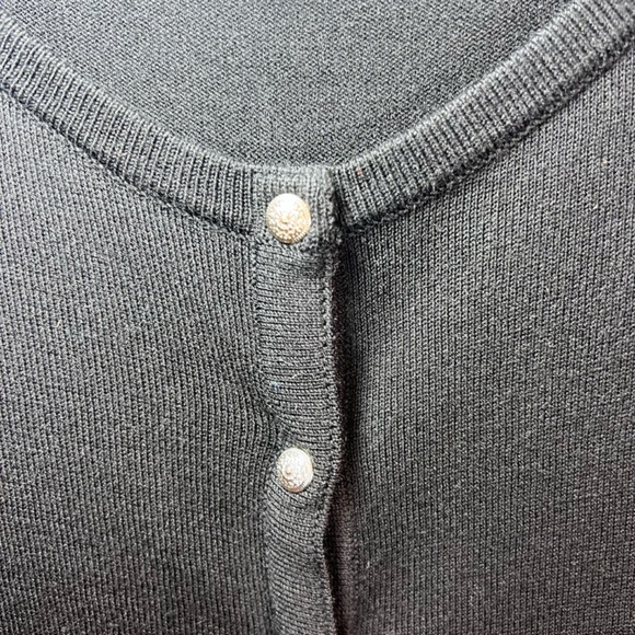 White House Black Market Black Cardigan - Picture 4 of 12